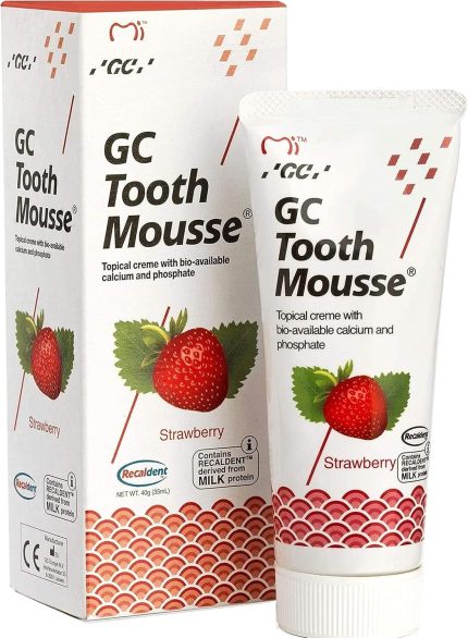 GC Tooth Mousse Toothpaste 35ml Strawberry, Pack of 2 (2X 35ml)