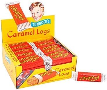 CD Chocolate Caramel Logs Wafer with Roasted Coconut 32 g (Pack of 48)